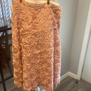 New Without Tags…Boutique brand Floral 3D Pink Skirt